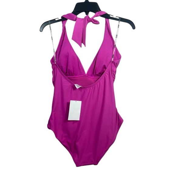 DKNY NWT $79 Tie-Back Halter-Style One-Piece Swimsuit M‎ - Picture 5 of 7